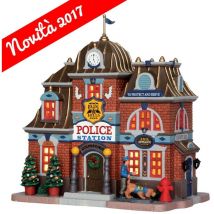 Rolling Hills Police Station (Lb)Avec ampoule led, b/o (4,5V) 55018-Lb