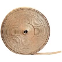 Rollladengurt 22/23mm x 50m – 380kg Reißfestigkeit – Polyester – Silbergrau