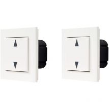 Rollladenschalterset mit Rahmen, Steuerung per App / Alexa / Google Assistant