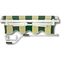 Rollmarkise Cm.300 x H.200 - Bordeaux/Creme