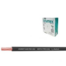 Rollo 100mts cable unipolar flexible libre de halógenos AFUMEX H07Z1-K 6mm - Negro