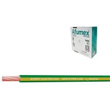 Rollo 100mts cable unipolar flexible libre de halógenos afumex H07Z1-K 6mm - Tierra