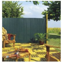 Rolle 1x3m grünes PVC-Schilf, halbrund Nortene