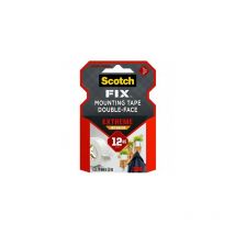 Cinta de doble cara ' Scotch Fix Extreme' para interiores de 1,8 metros de largo y 19mm de ancho (soporta hasta 12kg) color blanc
