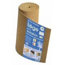 SDL - Rollo aislante de pared de corcho l.0.5 x L.8 mx Th.4 mm