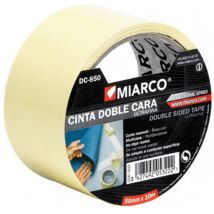 Doppelseitiges Klebeband auf Rolle, 10 m x 5 cm, DC-850 Miarco