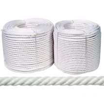 Cuerda de nylon mate Rombull Ronets Blanco12mm 100m Blanco