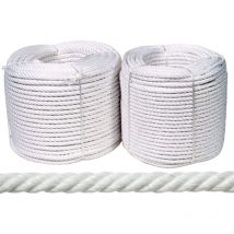 Cuerda de nylon mate Rombull Ronets Blanco20mm 100m Blanco