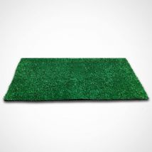 Cesped Artificial 1X10M (Ancho X Largo) Grosor 7MM Suave Mullido Jardin Exterior Tipo Moqueta