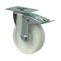 Rueda giratoria D.125mm Trgf.250kg con Festst.Ku.105x85mm