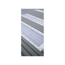 Rollo de policarbonato compacto transparente cristal 1,25 x 15 metros