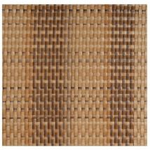 Rattan Art - Rollo de Ratán Trenzado (Marrón y Beige) 90x300 cm