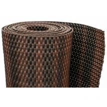 Rattan Art - Rollo de Ratán Trenzado (Marrón y Negro) 90x300 cm