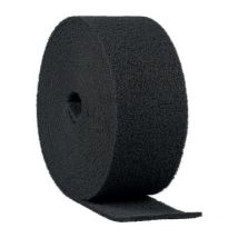Rouleau de non-tissé abrasif nro 500 L.10m lar.100mm moyen noir Klingspor