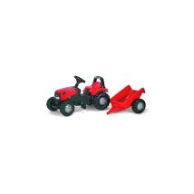 Rolly Toys - Rolly Kid Case Tractor with Roll Bar & Trailer