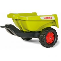Rolly Toys - Claas Remorque pour véhicules pour enfants, remorque à un essieu avec fonction de bascule