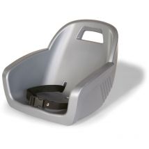 Kindersitz für Schlitten, Kunststoffschale mit Sitzgurt, Farbe grau - Rolly Toys