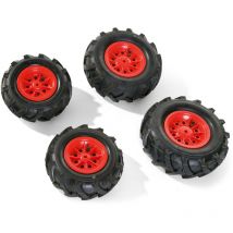 Rolly Toys - rollyTrac Air Tyres pneumatiques pour véhicules à pédales, 260x95 / 325x110