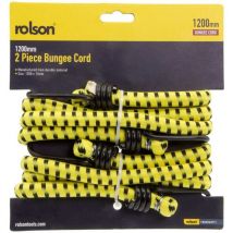 Rolson 2 Piece Bungee Cord Set 1200mmx12mm