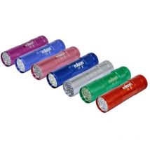 Rolson 9 LED Torch 7 Colours