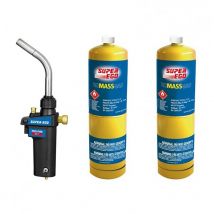 Kit pro-fire Taschenlampe + 2 Gasflaschen mapp 1' 1500002772 super ego