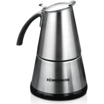 Rommelsbacher EKO 364-E Boccale per Moka Elettrico 4 Tazze Acciaio Inossidabile