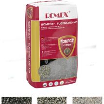 Rompox Fugensand np 25kg Sand-Steingrau - Romex