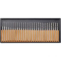 813205 hss Jeu de forets pour le métal 30 pièces tige cylindrique 1 set - Rona