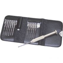 Pour l'électronique et la mécanique de précision Jeu de tournevis 13 pièces vis à fente, cruciforme Phillips - Rona