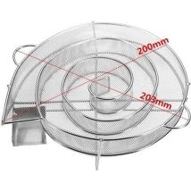 Rond Acier Inoxydable Générateur De Fumée Froide À Barbecue 20x19x5cm