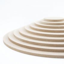 Rond De Bois mdf.- 6 mm - 106 cm