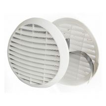 NPE - rond Grille de 80 à 100 mm abs blanc Ventilation