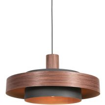 Anne Lighting - lámpara colgante - Flinter - marrón - metal - ø