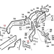 Rondella elastica spaccata conica zincata originale Gianni Ferrari 00.68.05.0010