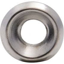 Rondelle cuvette nickelée Viswood 2,5x9mm ép:1,75mm (lot de 30 rondelles)