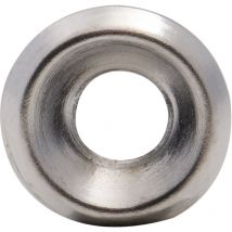 Rondelle cuvette nickelée Viswood 3,5x11mm ép:1,7mm (lot de 25 rondelles)