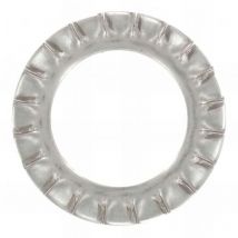 Rondelle denture extérieure M16 mm inox A2 - Boite de 50 pcs - Fixtout REAZ16A2