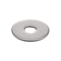 Rondelle large en acier zingué diamètre 12mm, 50 pièces.