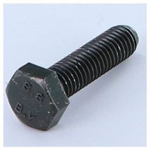 Vis métaux Tête hexagonale th M6X50 Classe 8.8 Acier zingué noir-1 piece