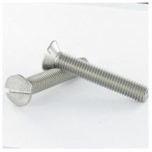 Vis métaux Tête fraisée tf Fendue M8X40 Inox A4-10 pièces