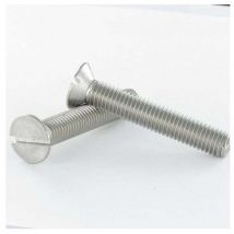 Vis métaux Tête fraisée tf Fendue M8X40 Inox A4-30 pièces