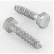 Tirefonds 8X60 Forte tenue à la corrosion Acier galvanisé à chaud-1 piece