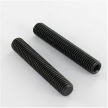 Vis métaux Sans tête six pans creux (sthc) Clé de 5 HC5 M10X10 Bout plat Acier brut-100 pièces