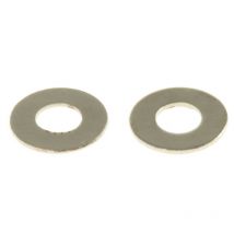 Rondelle plate, M2, Laiton, 2.2mm x 5mm, Nickelé ( Prix pour Sachet de 250 )