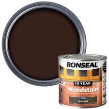 10 Year Woodstain Dark Oak 250ml RSL10WSDO250