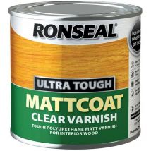 Berger - Ronseal 09010 Ultra Tough Internal Clear Mattcoat Varnish 250ml RSLUTVMC250