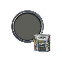 Ronseal - 38262 Garden Paint Charcoal Grey 250ml Exterior Outdoor Wood Shed Metal
