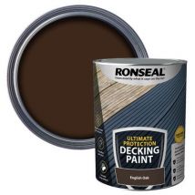 Ronseal - Ultimate Protection Decking Paint - 5L - English Oak