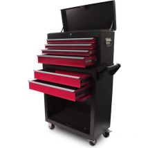 Roog Performance 2in1 Werkstattwagen mit Werkzeugkiste Werkzeugwagen Rollwagen Werkzeug Trolley