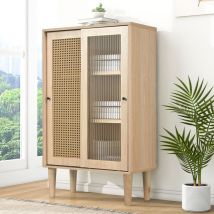 Roomfitters - légant meuble tv en aspect marbre blanc et or - 1703550 cm - adapté pour tv de 70 pouces, deux tiroirs, 3 portes, meuble bas pour le